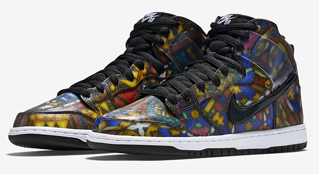 Concepts x Nike SB Dunk High Stained Glass Release Date