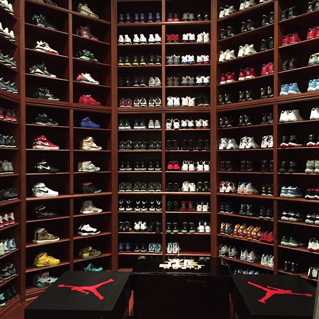 DJ Khaled Sneaker Closet Room