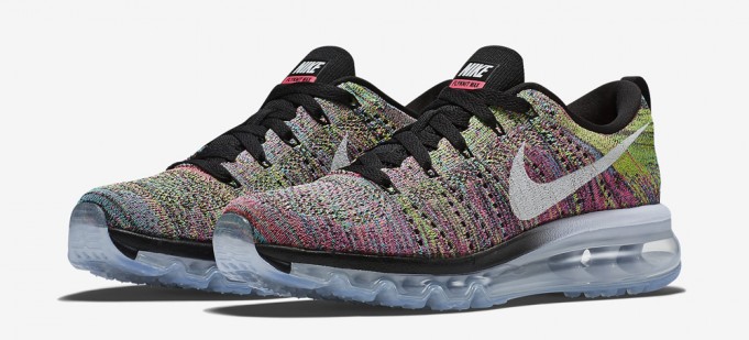 flyknit air max multicolor
