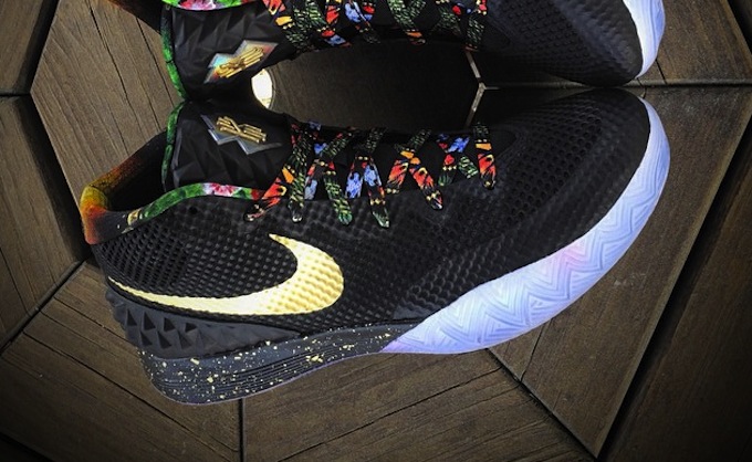 kyrie 1 gold and black
