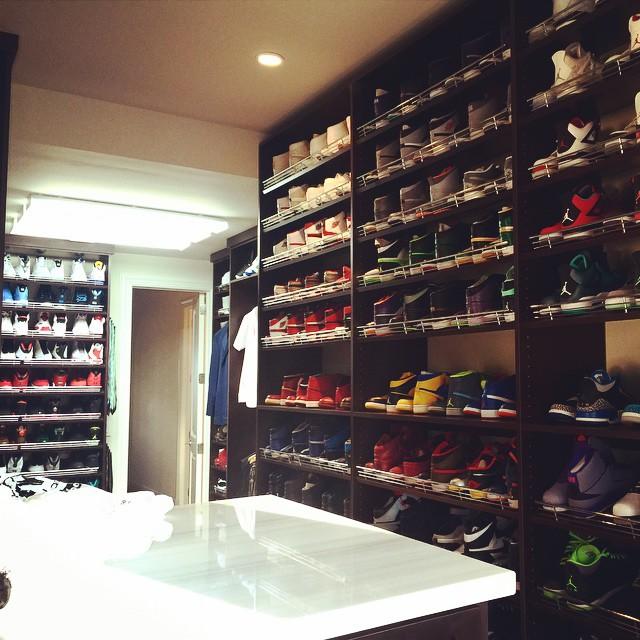 Ray Allen Sneaker Closet