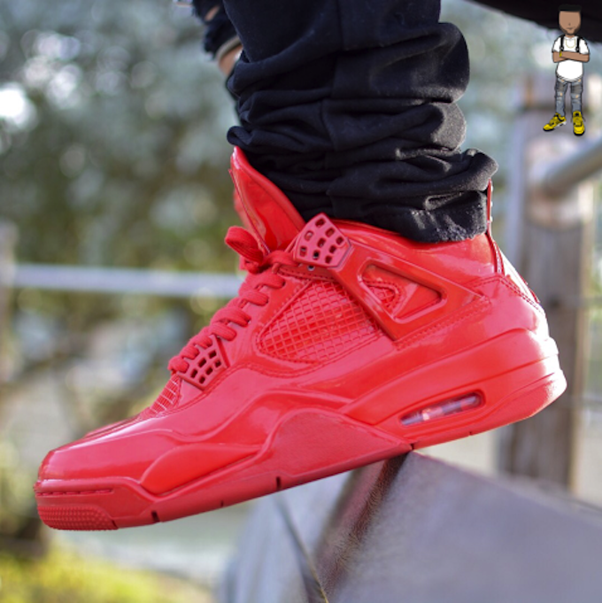 Pack to put Caution sunset Air Jordan 11LAB4 Red - Sneaker Bar Detroit