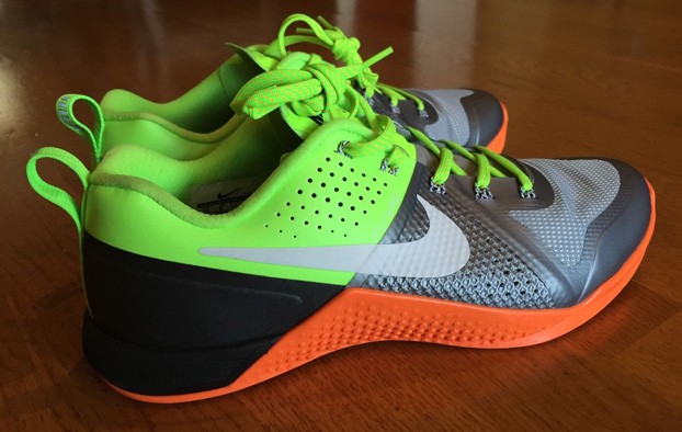 Nike MetCon 1 Silver Orange Lime Green