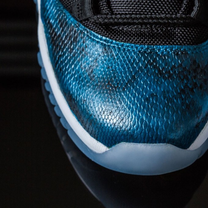jordan 11 blue snake skins