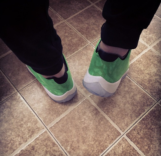 Air Jordan Future Low Light Poison Green