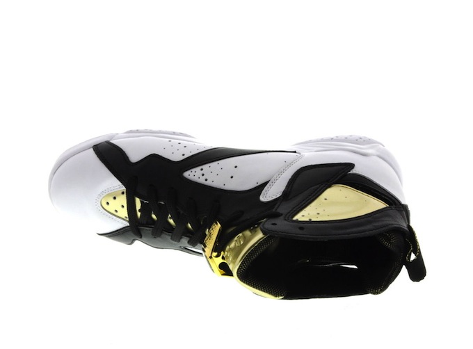 Air Jordan 7 Retro Champagne White Metallic Gold Black 725093-140