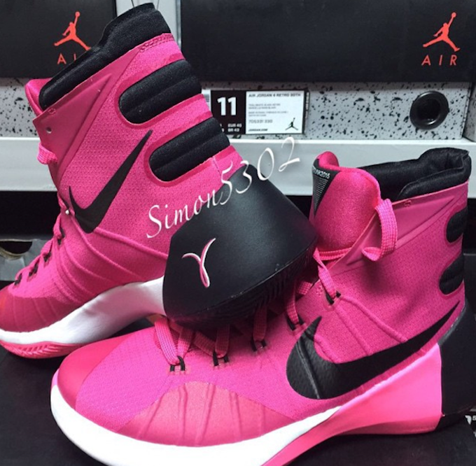 Nike Hyperdunk 2015 Think Pink Breast Cancer Awareness