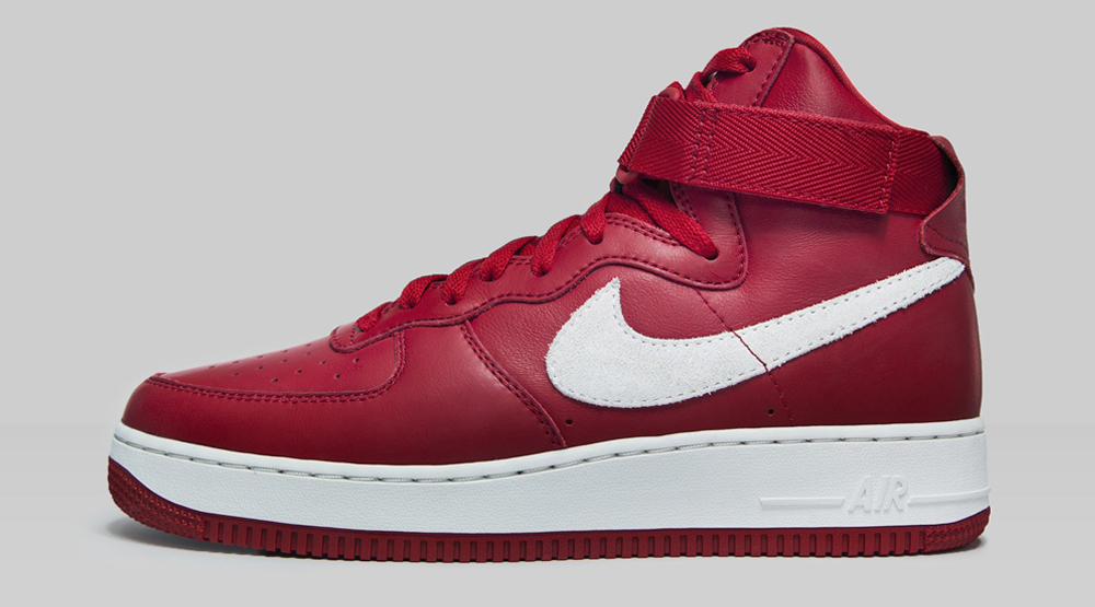 red high top air force ones