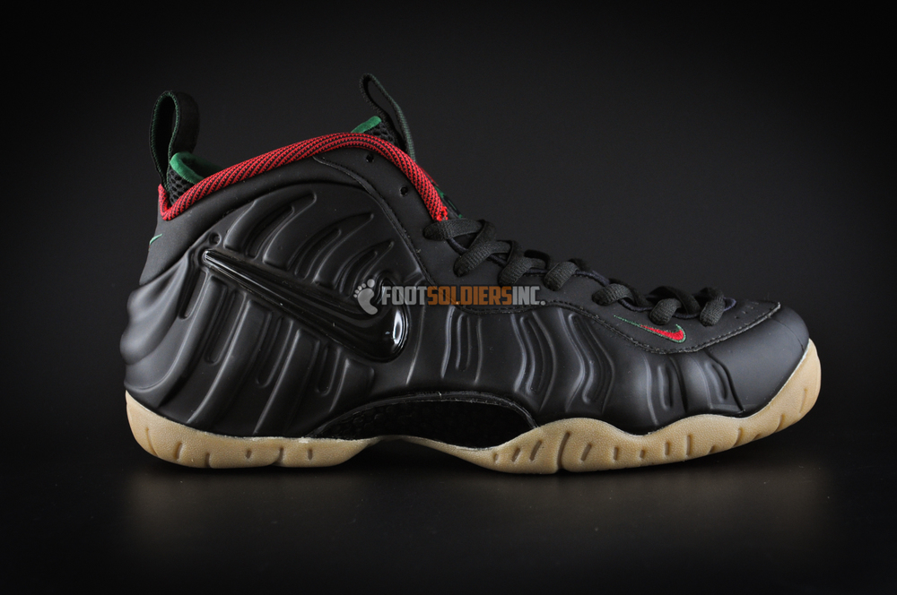 Gucci Nike Air Foamposite Pro Gorge Green Gym Red