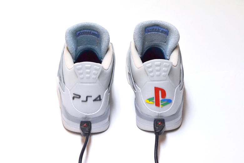 Air Jordan 4 Playstation 20th Anniversary Custom