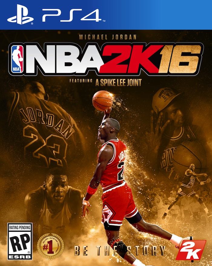 Michael Jordan NBA 2K16 Cover