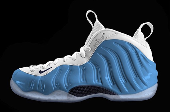 white and blue foamposites yellow kd shoes