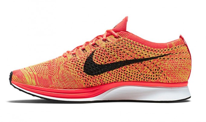 flyknit racer orange