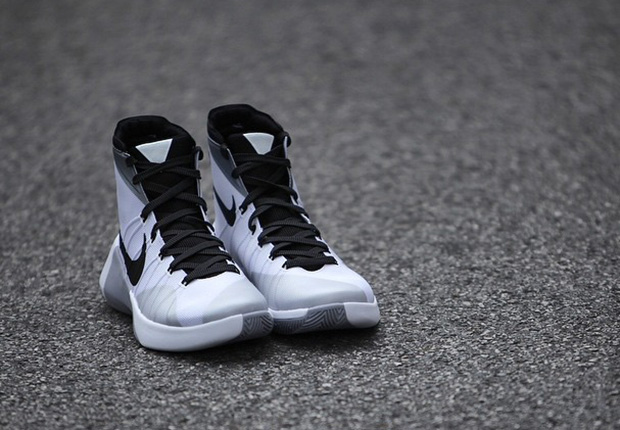Nike Hyperdunk 2015 White Grey Black