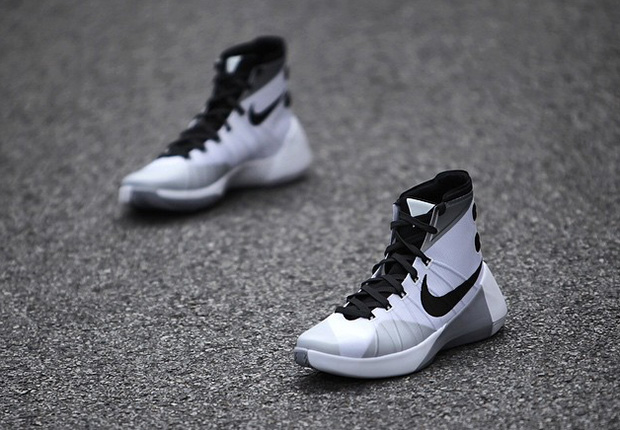 Nike Hyperdunk 2015 White Grey Black