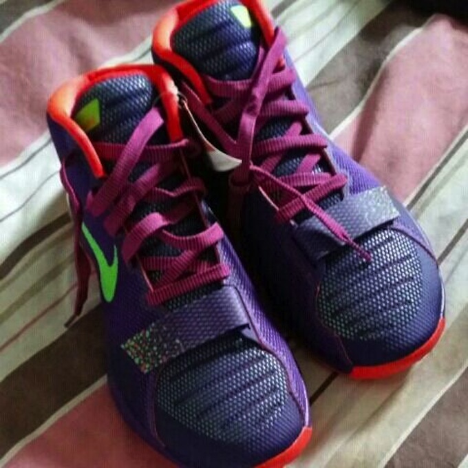 Nike KD Trey 5 III Nerf Purple Infrared Lime