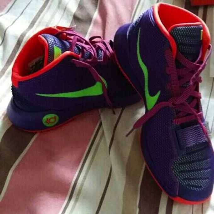 Nike KD Trey 5 III Nerf Purple Infrared Lime