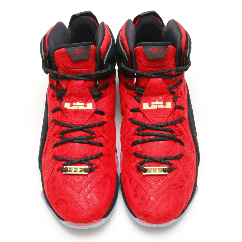 Nike LeBron XII 12 EXT Red Paisley