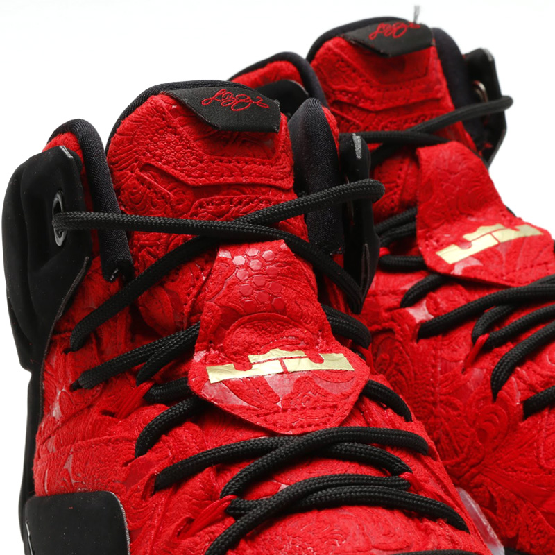Nike LeBron 12 EXT Red Paisley - Sneaker Bar Detroit