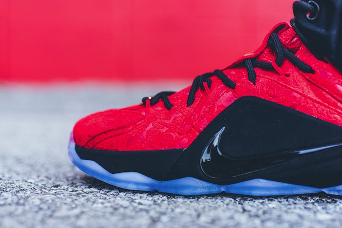 Nike LeBron 12 EXT Red Paisley - Sneaker Bar Detroit