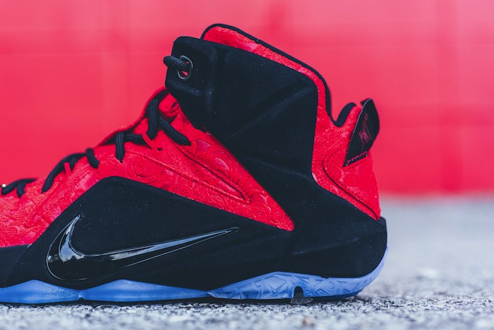 Nike LeBron 12 XII EXT Red Paisley