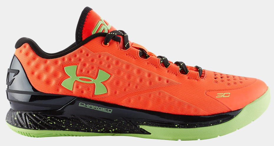 Under Armour Curry One Low Orange Black Green