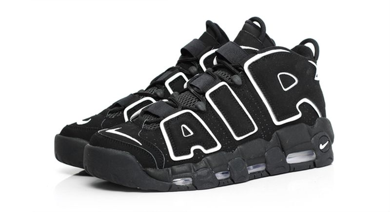nike air more uptempo 96 black and white
