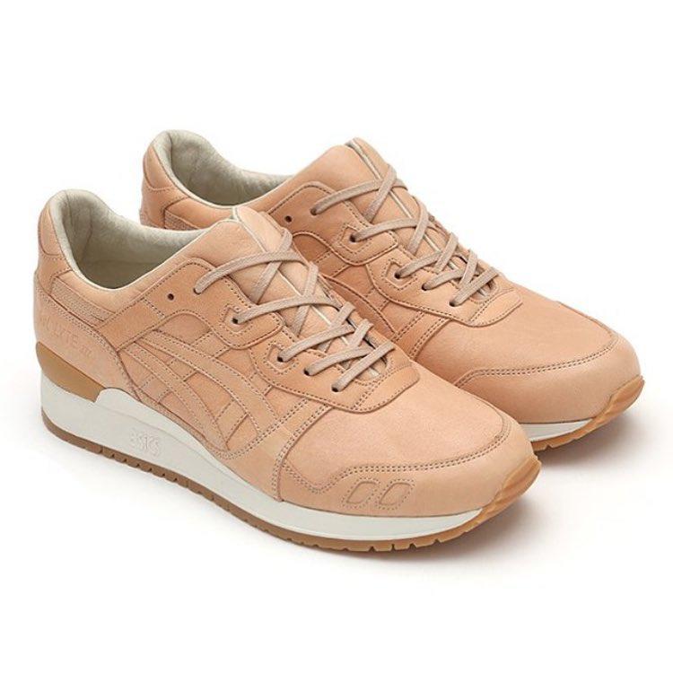 The ASICS Gel Lyte III Vegetable Tanned Leather is limited to just 300 pairs worldwide, these made in Japan ASICS Gel Lyte III will retail for $500 USD