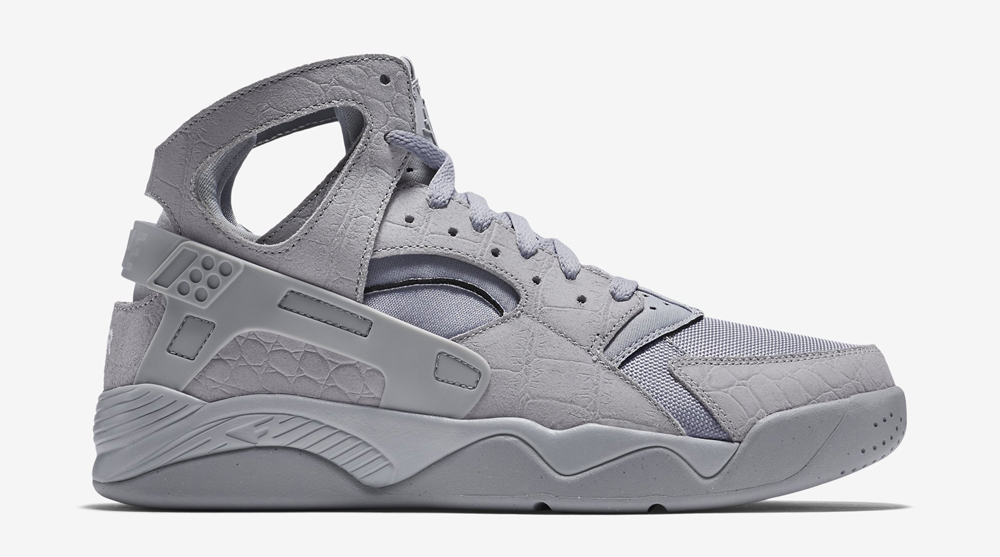 Nike Air grey huaraches Flight Huarache Grey Croc - Sneaker Bar Detroit