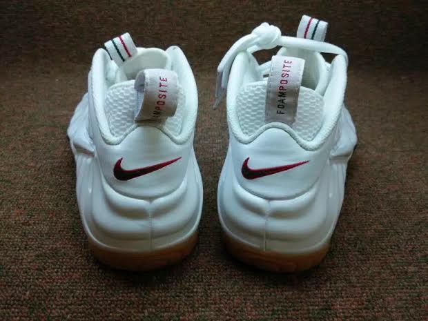 Nike Air Foamposite Pro White/Gucci Gym Red George Green