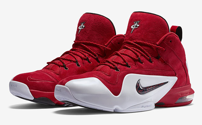Nike Air Penny 6 Red Suede