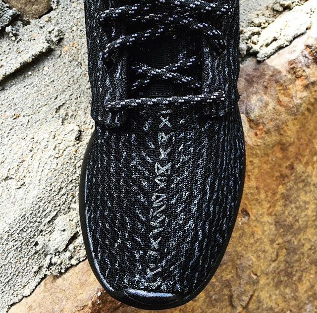 Nike Roshe Yeezy Boost 350 Black Custom