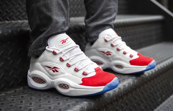 Reebok Question Low White Red OG