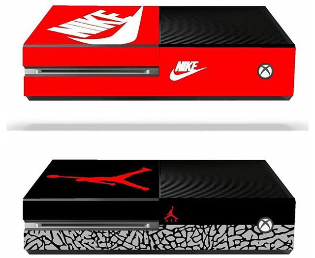 Nike Jordan Box Video Game Console Skins