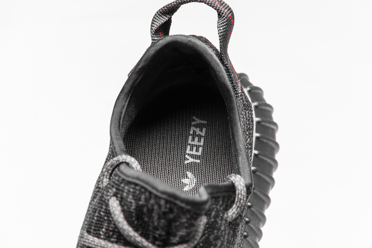 Black adidas Yeezy 350 Boost