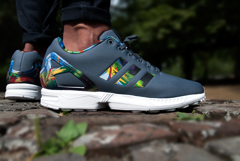 adidas ZX Flux Grey Multicolor - Sneaker Bar Detroit