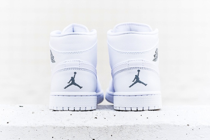 Air Jordan 1 Mid White Grey