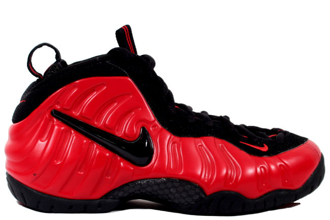 red and black foamposite