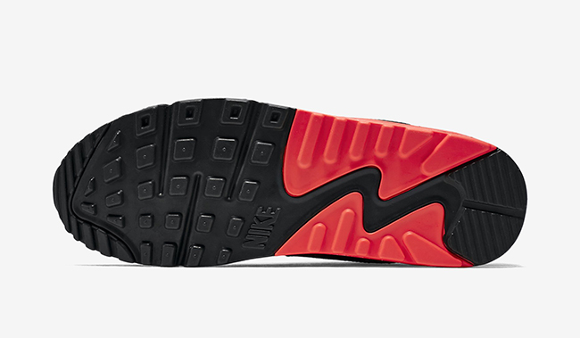 Nike Air Max 90 Essential White Bright Crimson Black
