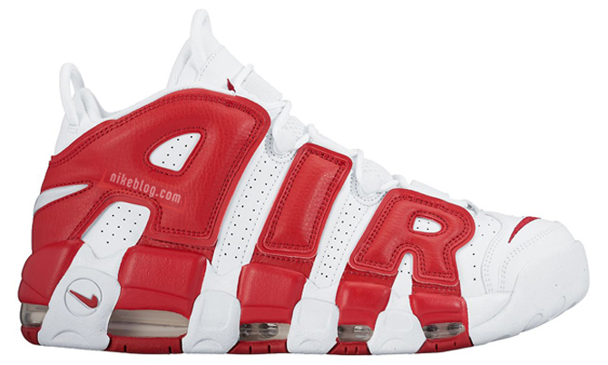 Nike Air More Uptemo 2016 White Red