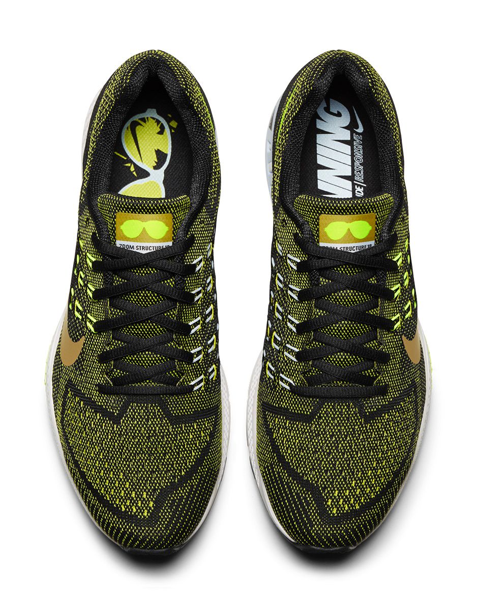Nike Air Zoom Structure 18 Modern Gold Rush
