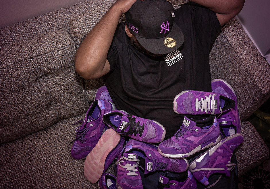 Packer Shoes Diadora Raekwon Purple Tape Sneaker Bar Detroit