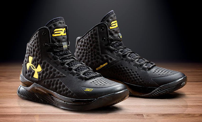 Under Armour Curry One Black Gold Banner Release Date
