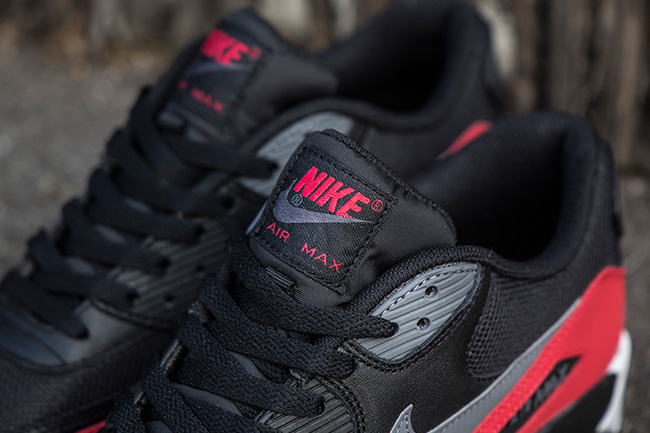 Nike Air Max 90 Black Grey Red