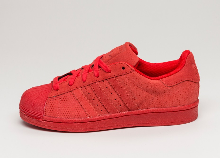 adidas Superstar Red Suede - Sneaker 
