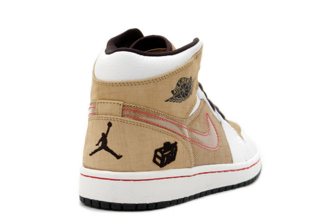 Air Jordan 1 Fathers Day White Tweed