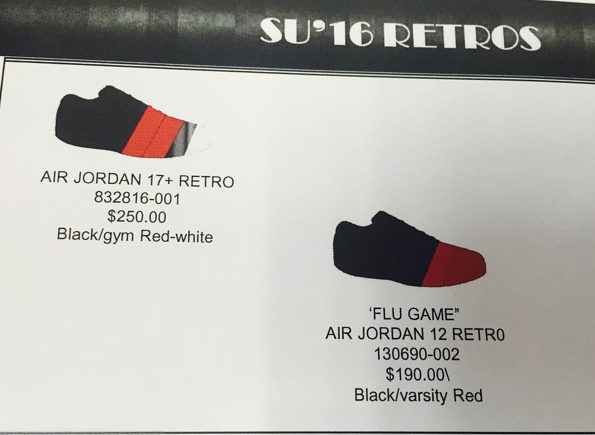 Air Jordan 17 2016 Release Dates