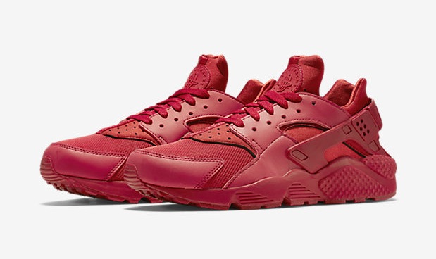 all red huaraches
