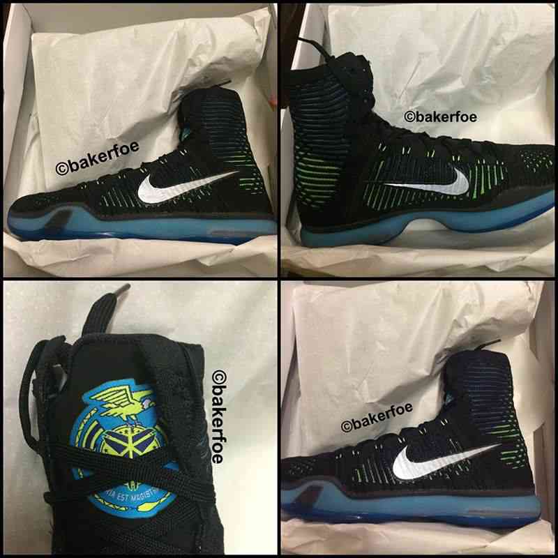 Nike Kobe 10 Elite High Black Volt Blue