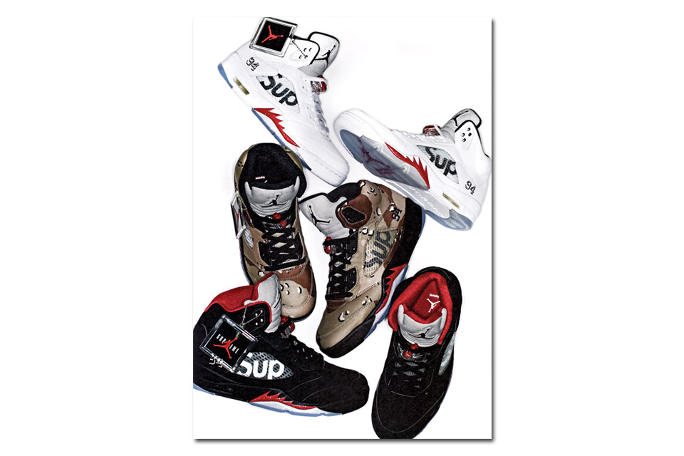 Air Jordan 5 Supreme Collection Illustration 13th Vision - Sneaker